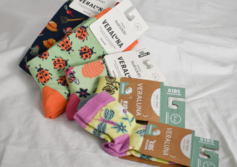Fairtrade-Socken von Veraluna – Nachhaltig, bunt & bequem